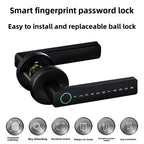 Fingerprint Bluetooth Door Handle Lock