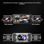 4-Lens Dash Cam with 1080P Recording and Parking Monitor