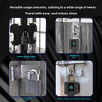 Smart fingerprint padlock waterproof