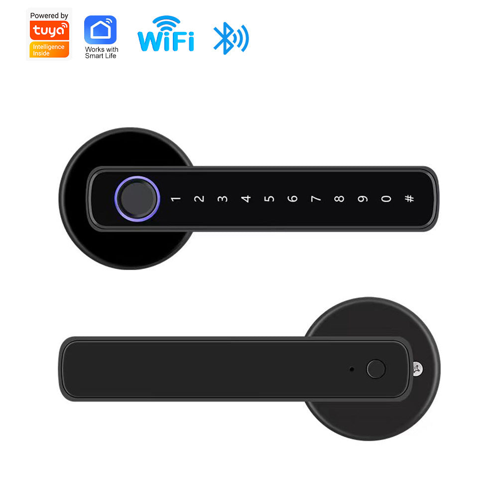 Fingerprint Bluetooth Door Handle Lock