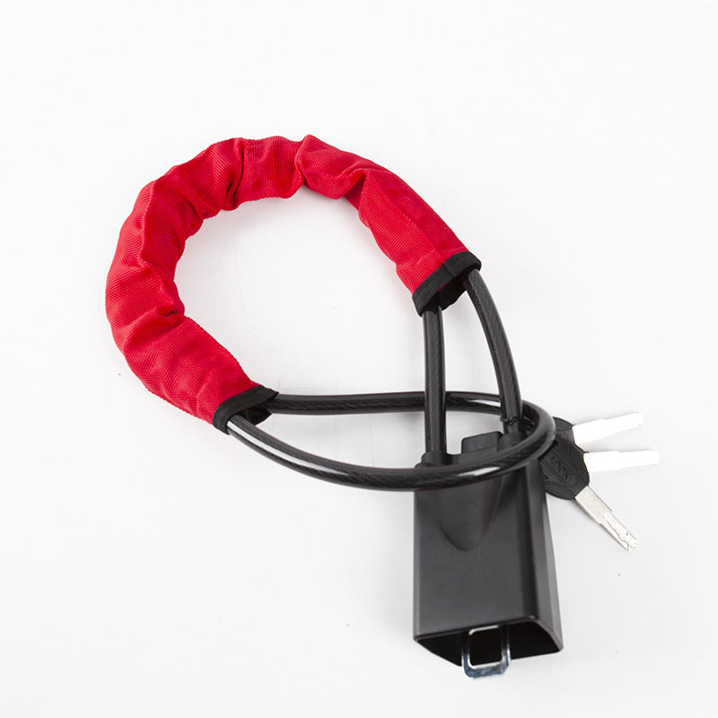 Universal Car Steering Wheel Lock with Steel Cable