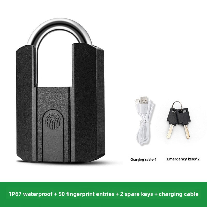 Smart fingerprint padlock waterproof