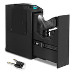 Blue Light Silent Fingerprint Password Key Box