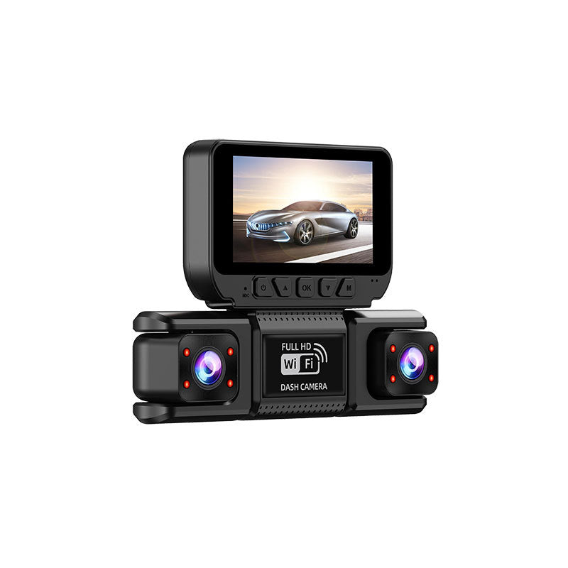 4-Lens Dash Cam with 1080P Recording and Parking Monitor