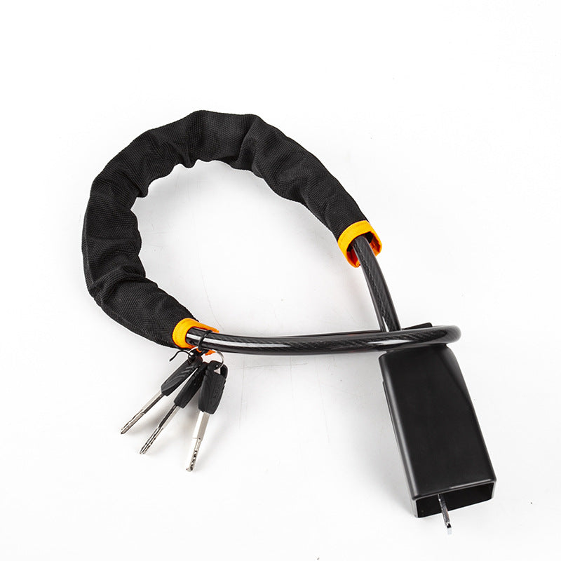 Universal Car Steering Wheel Lock with Steel Cable