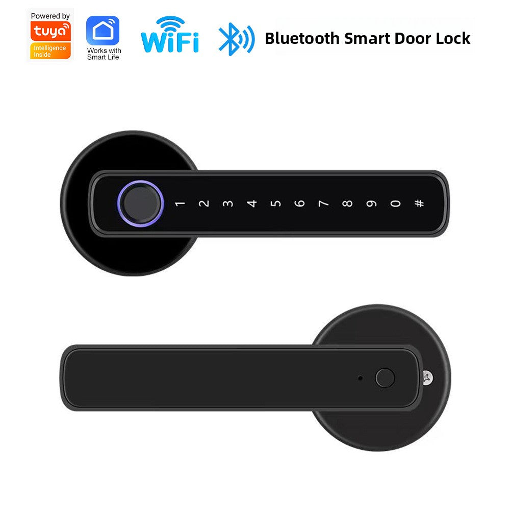 Fingerprint Bluetooth Door Handle Lock