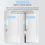 WiFi Smart Door Window Magnetic Alarm Sensor