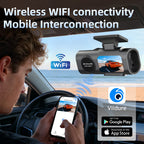 4K Dual Dash Cam with WiFi and GPS